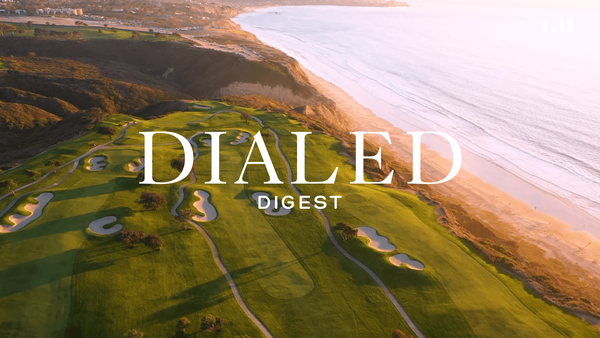 Dialed Digest is officially teeing off September 5th ⛳️